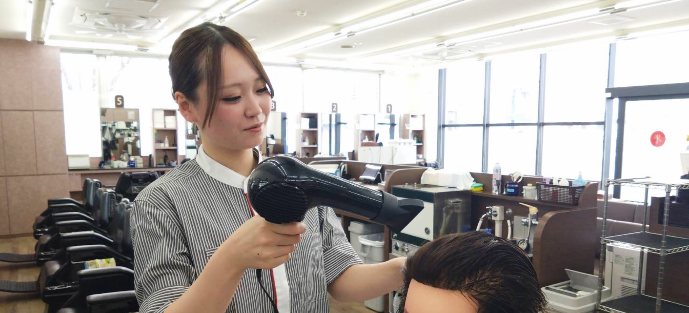 Yさんブローの様子